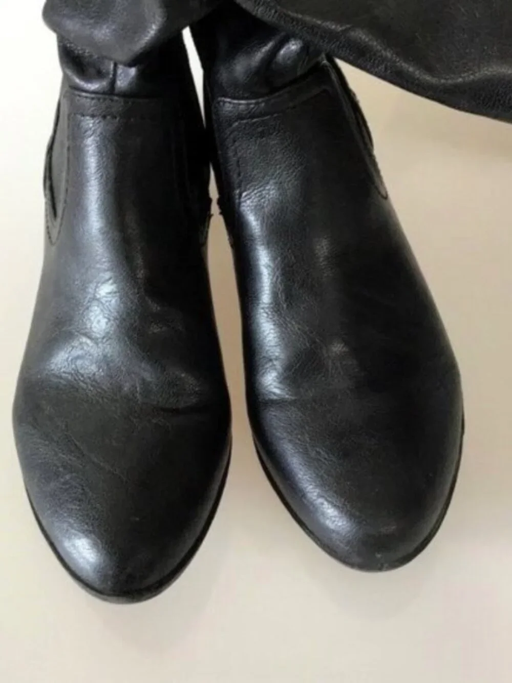 Cliffs by White Mountain Felisa Slouchy Knee High Boots Black Size 5 M GUC